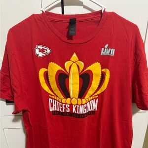 Men’s large Super Bowl 57 chiefs kingdom Fanatics tshirt